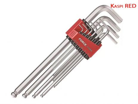 Набор шестигранных ключей Hex 10 пр Force 5102XLB