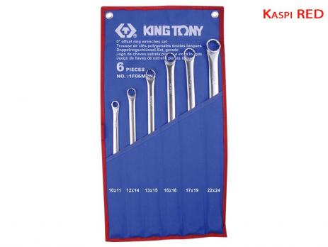 Набор ключей накидных удлиненных  King Tony 1F06MRN 6 пр.