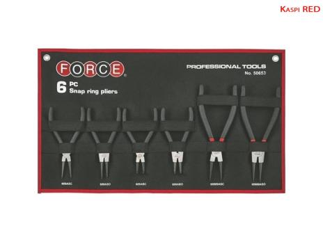 Набор съемников стопорных колец Force 50653